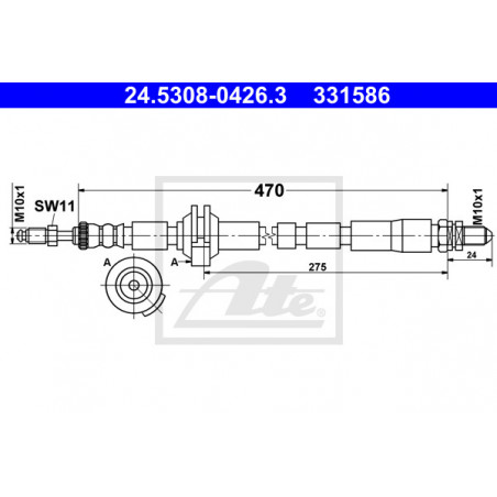 Flexible de frein ATE