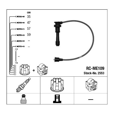 Fils de bougies / Faisceau d'allumage NGK