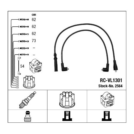 Fils de bougies / Faisceau d'allumage NGK