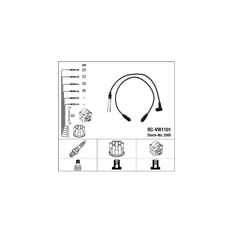 Fils de bougies / Faisceau d'allumage NGK