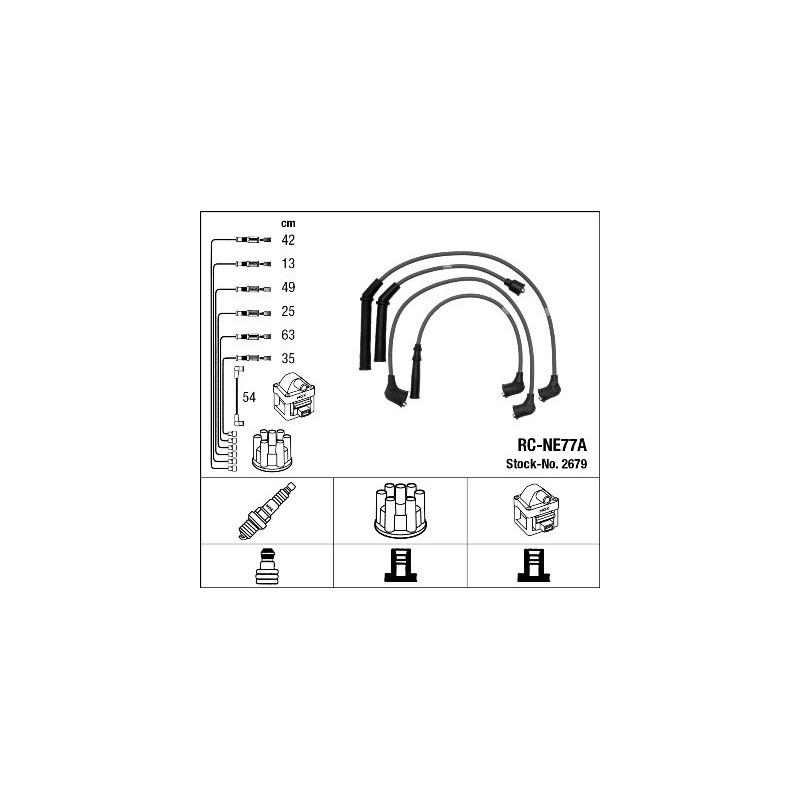 Fils de bougies / Faisceau d'allumage NGK