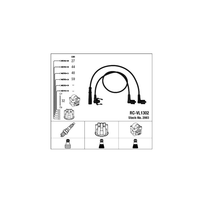 Fils de bougies / Faisceau d'allumage NGK