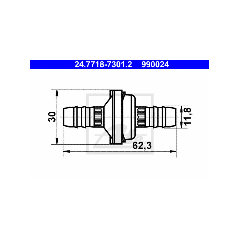 Soupape (tuyau à dépression) ATE