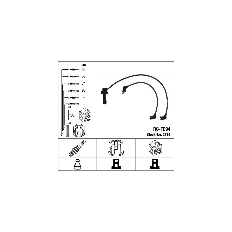 Fils de bougies / Faisceau d'allumage NGK