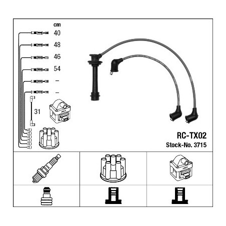 Fils de bougies / Faisceau...