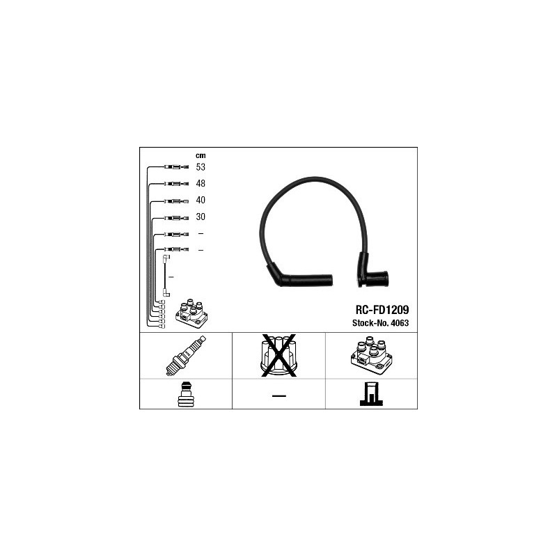 Fils de bougies / Faisceau d'allumage NGK