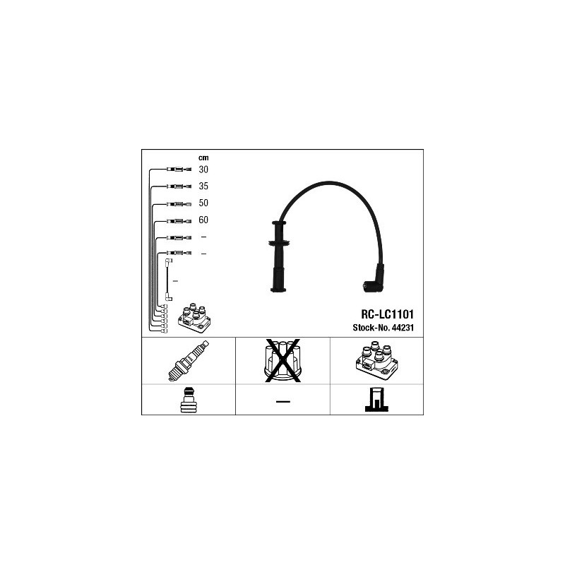 Fils de bougies / Faisceau d'allumage NGK