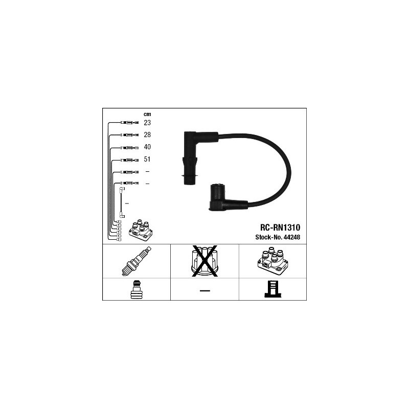 Fils de bougies / Faisceau d'allumage NGK