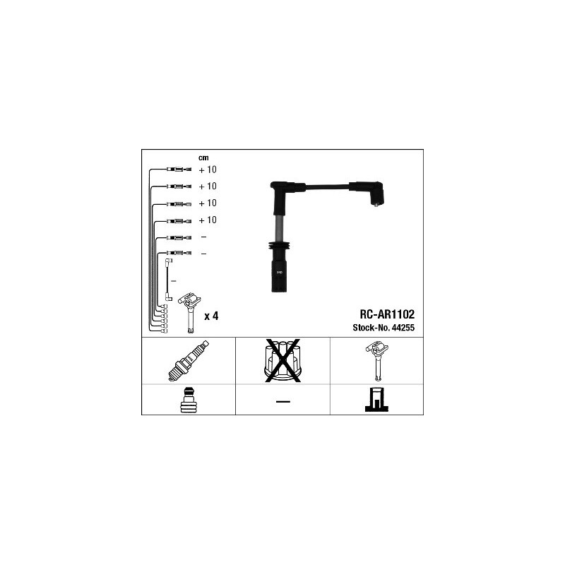 Fils de bougies / Faisceau d'allumage NGK