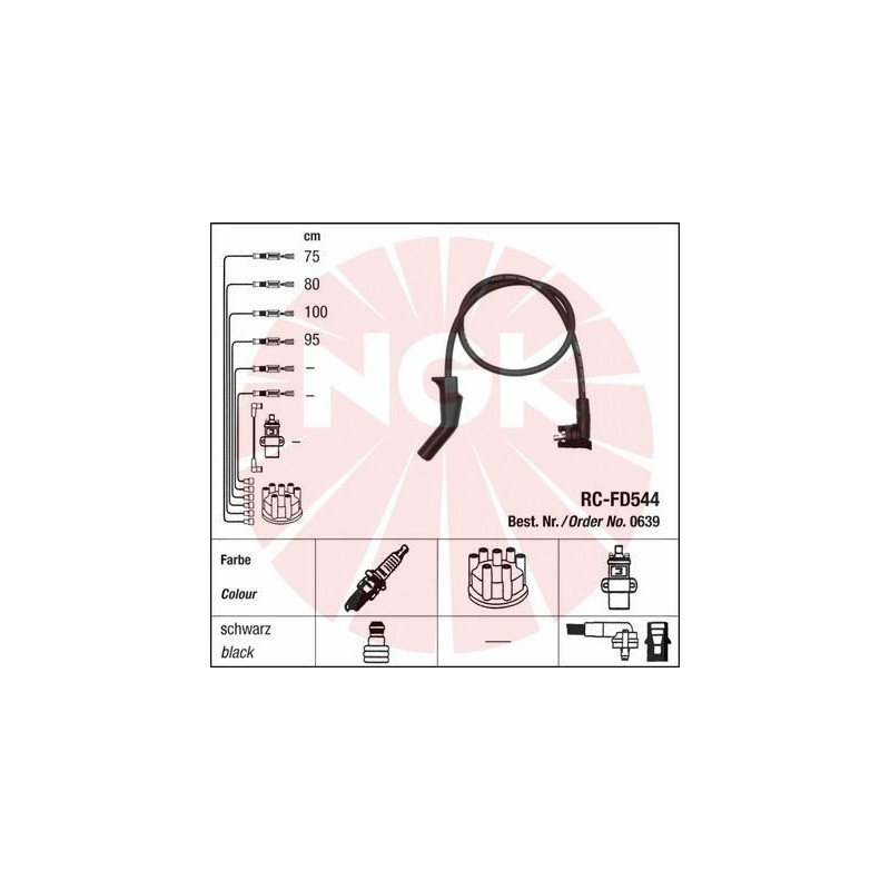 Fils de bougies / Faisceau d'allumage NGK