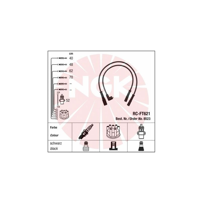 Fils de bougies / Faisceau d'allumage NGK