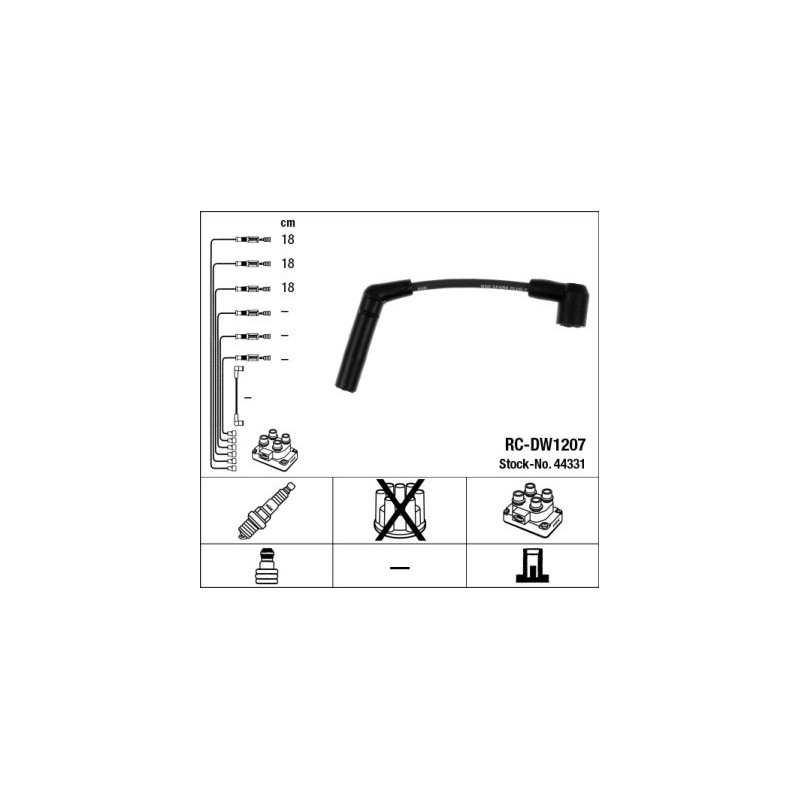 Fils de bougies / Faisceau d'allumage NGK