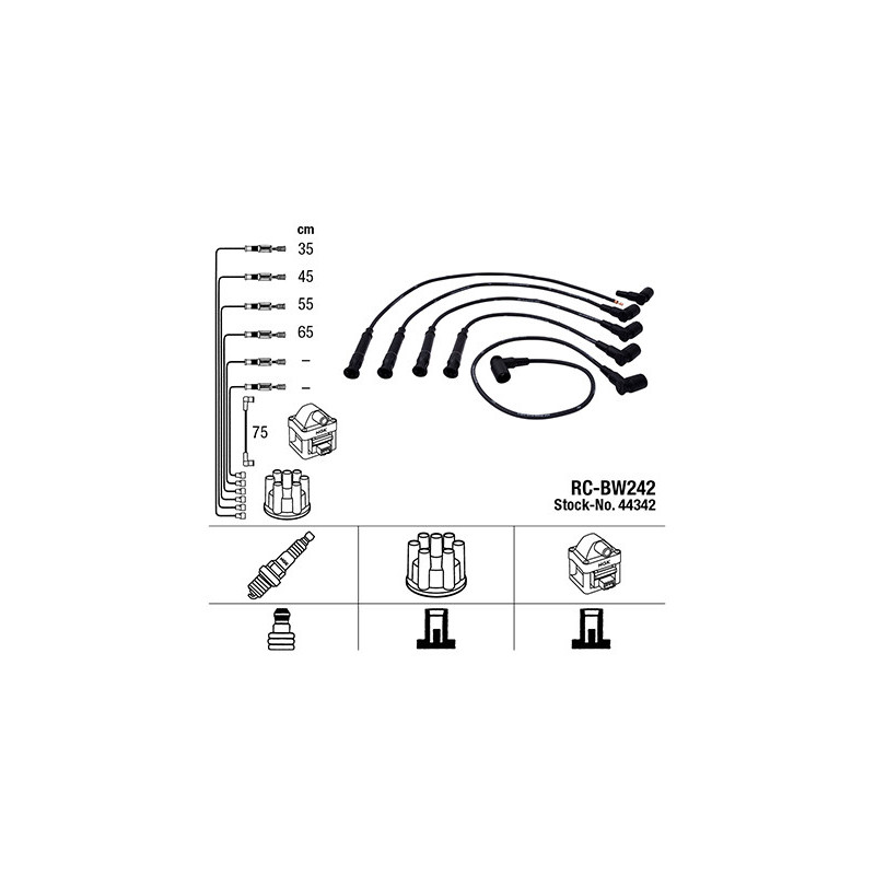 Fils de bougies / Faisceau d'allumage NGK
