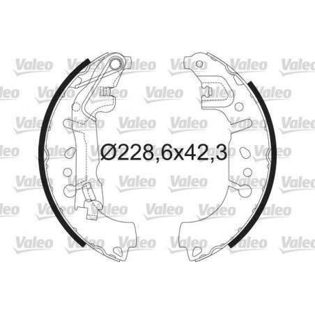 Jeu de mâchoires de frein...