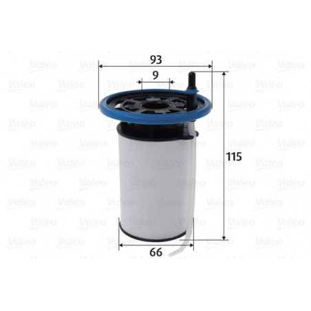 Filtre à carburant VALEO
