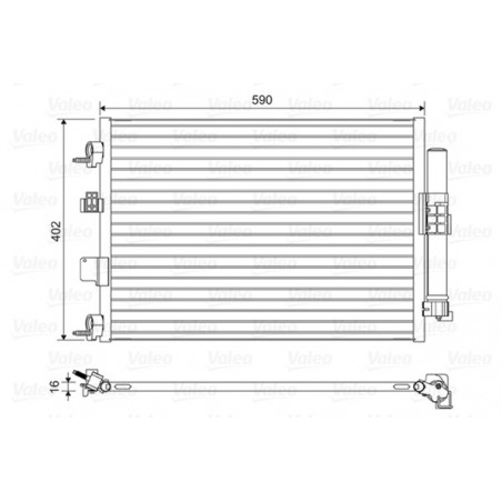 Condenseur de climatisation VALEO