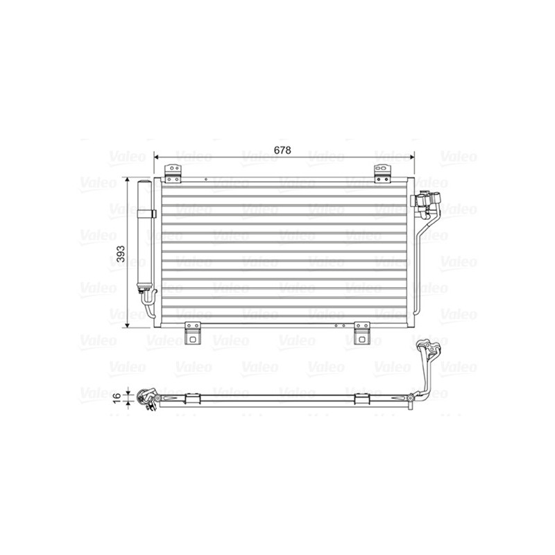 Condenseur de climatisation VALEO