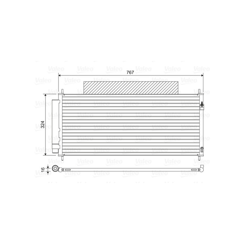 Condenseur de climatisation VALEO