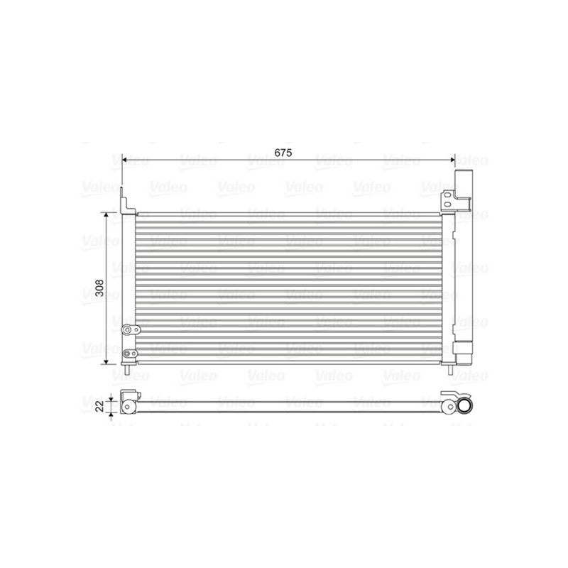 Condenseur de climatisation VALEO