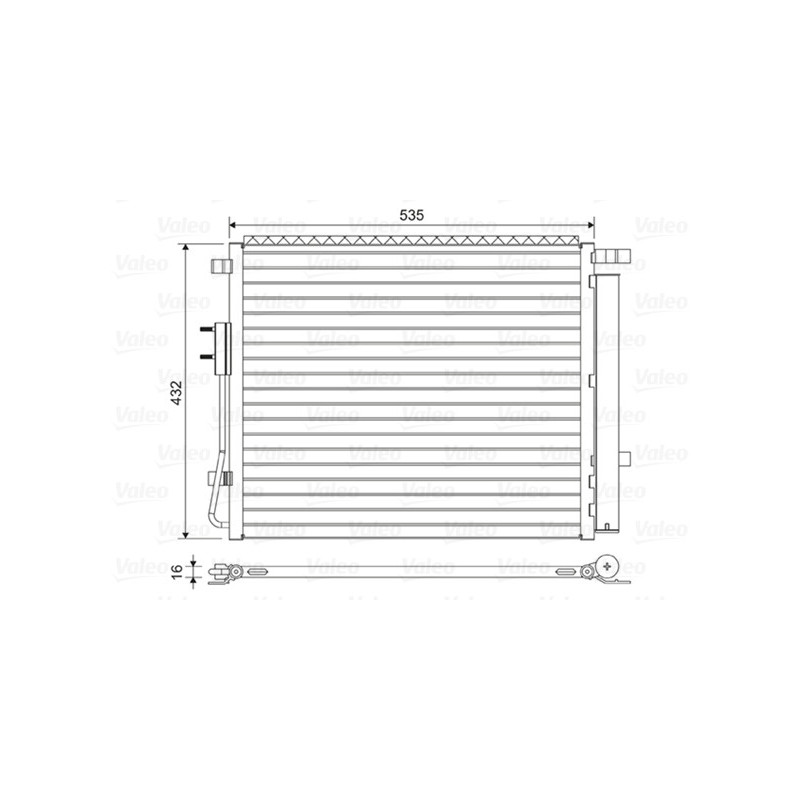 Condenseur de climatisation VALEO
