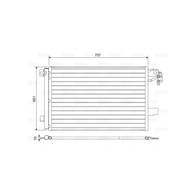 Condenseur de climatisation VALEO