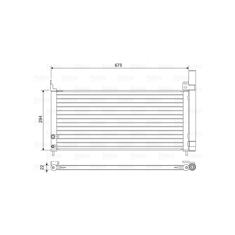 Condenseur de climatisation VALEO