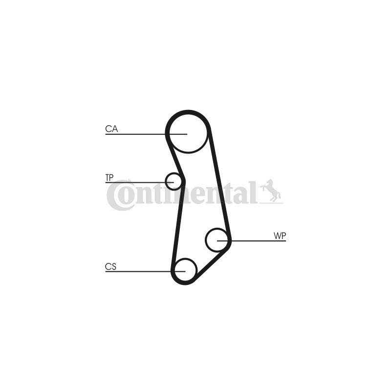 Kit de distribution CONTINENTAL CTAM