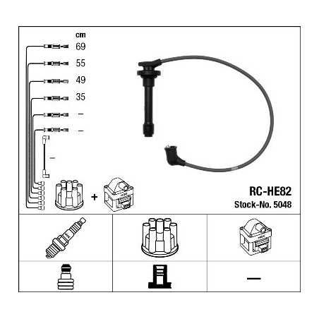 Fils de bougies / Faisceau d'allumage NGK