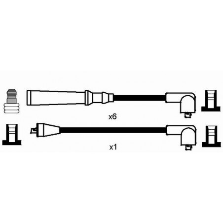 Fils de bougies / Faisceau...
