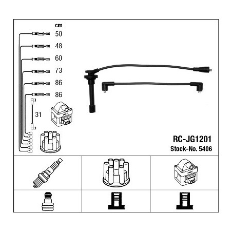 Fils de bougies / Faisceau d'allumage NGK