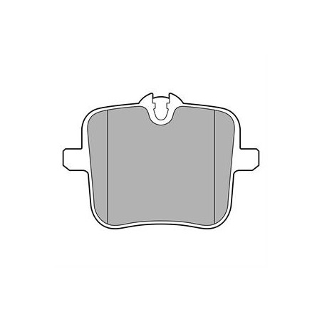 Jeu de quatre plaquettes de frein à disque DELPHI