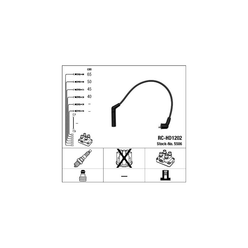 Fils de bougies / Faisceau d'allumage NGK