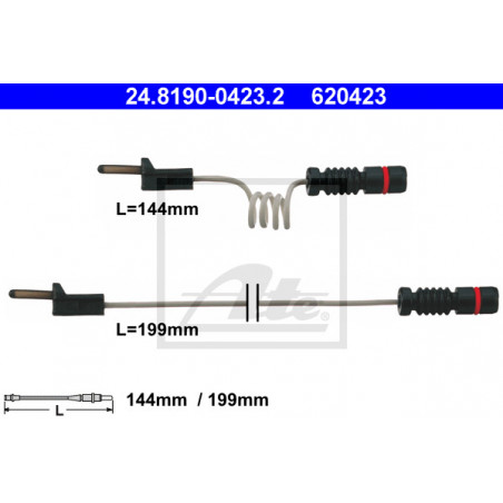 Témoin d'usure (plaquettes...