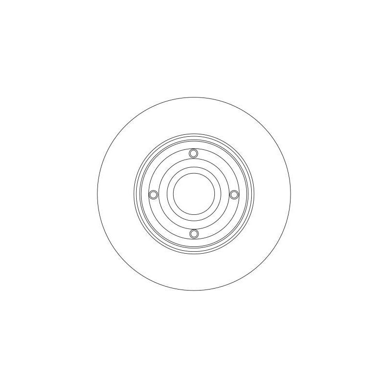 Jeu de 2 disques de frein TRW