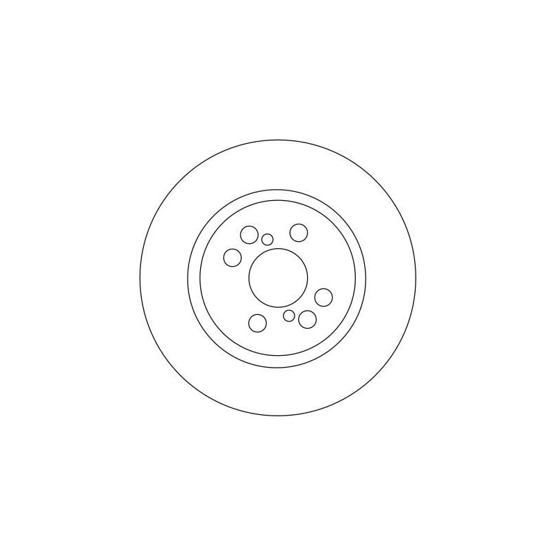 Jeu de 2 disques de frein TRW