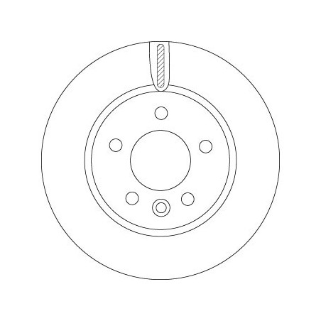 Jeu de 2 disques de frein TRW