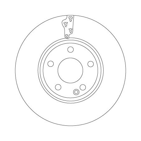 Jeu de 2 disques de frein TRW
