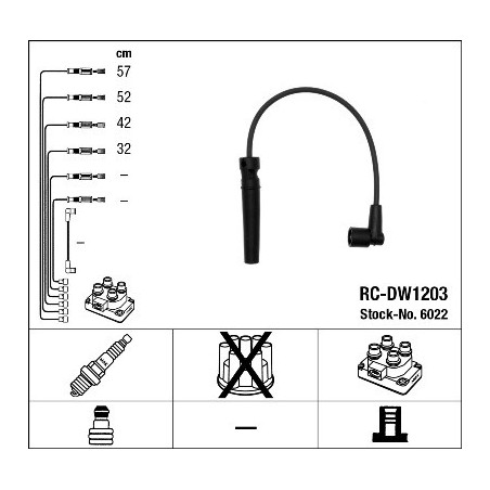 Fils de bougies / Faisceau d'allumage NGK