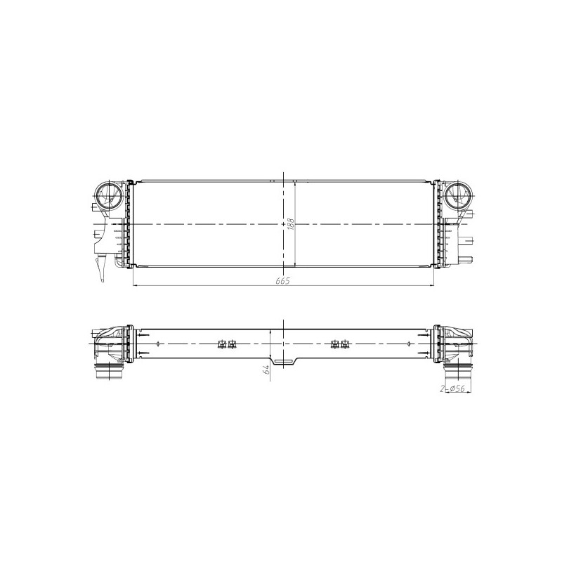 Intercooler (échangeur d'air) NRF