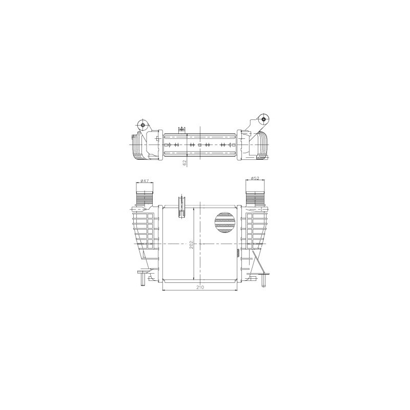 Intercooler (échangeur d'air) NRF