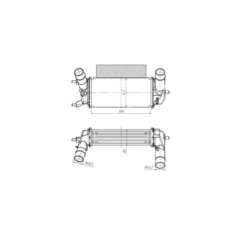 Intercooler (échangeur d'air) NRF