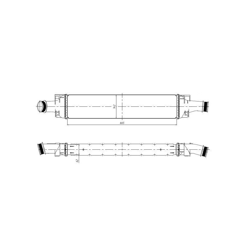 Intercooler (échangeur d'air) NRF