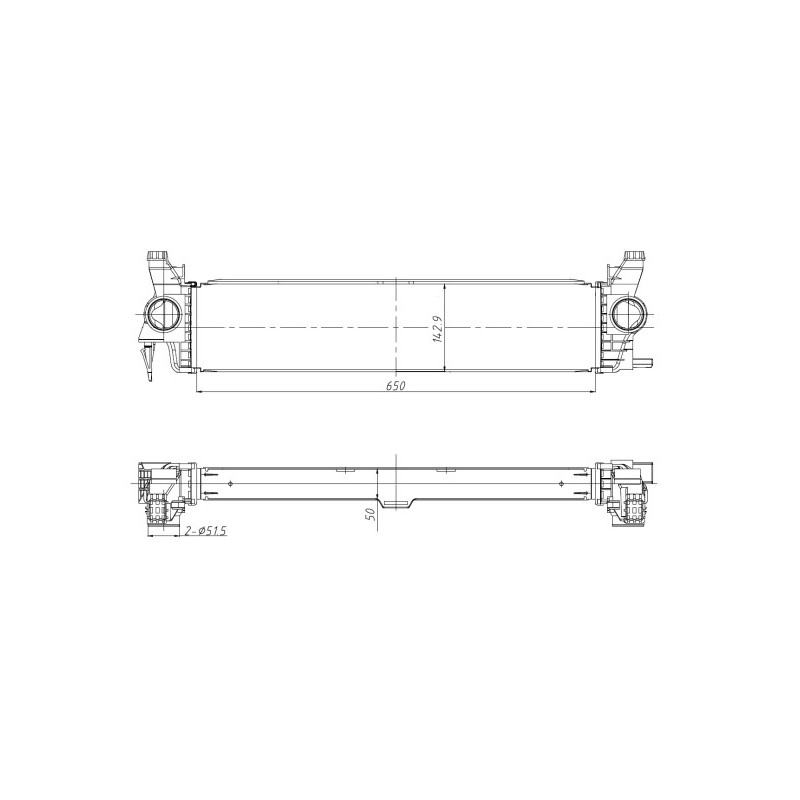 Intercooler (échangeur d'air) NRF