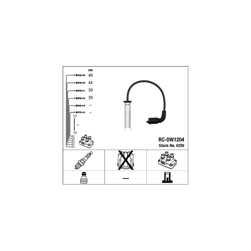 Fils de bougies / Faisceau d'allumage NGK