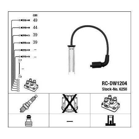 Fils de bougies / Faisceau d'allumage NGK