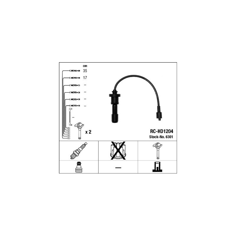 Fils de bougies / Faisceau d'allumage NGK