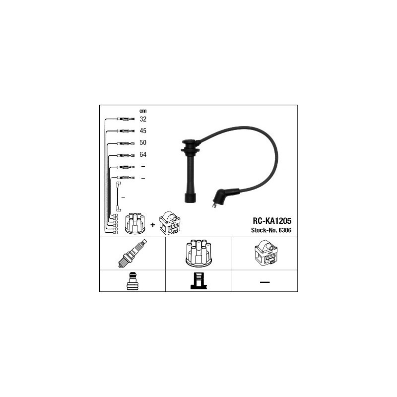 Fils de bougies / Faisceau d'allumage NGK