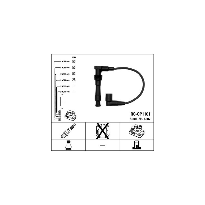 Fils de bougies / Faisceau d'allumage NGK