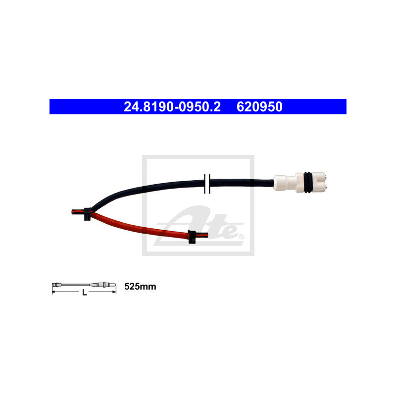 Témoin d'usure (plaquettes de frein) ATE