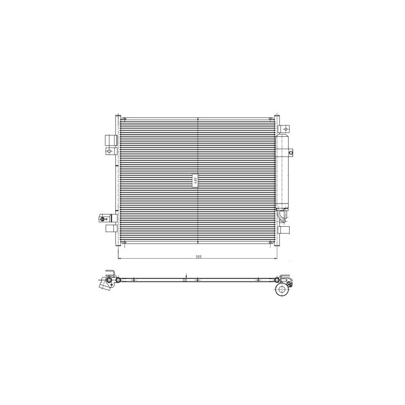 Condenseur de climatisation NRF